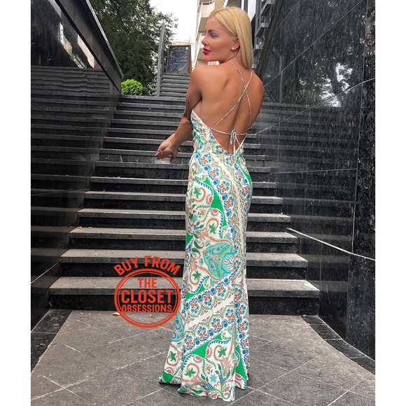 RARE!!! MANGO BLOGGER FAVE!!! Linen Blend Maxi Dress NWT - Picture 3 of 16